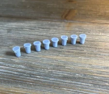 HO SCALE 1:87 TRASH CANS WITH REMOVABLE LID (8pk)