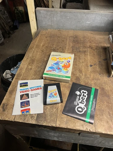 Vintage New NOS Q*bert Parker Brothers Colecovision Video Cartridge Game W Box