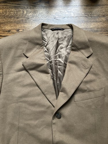 Canali LORO PIANA Mens Blazer Lana Cashmere Wool Made In Italy Sz 44 Brown - Picture 4 of 16