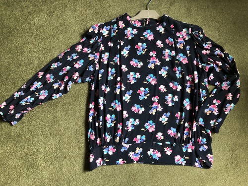 Ladies Long Sleeved Blouse 16 Sixth Sense, Multi coloured Viscose - Picture 10 of 12