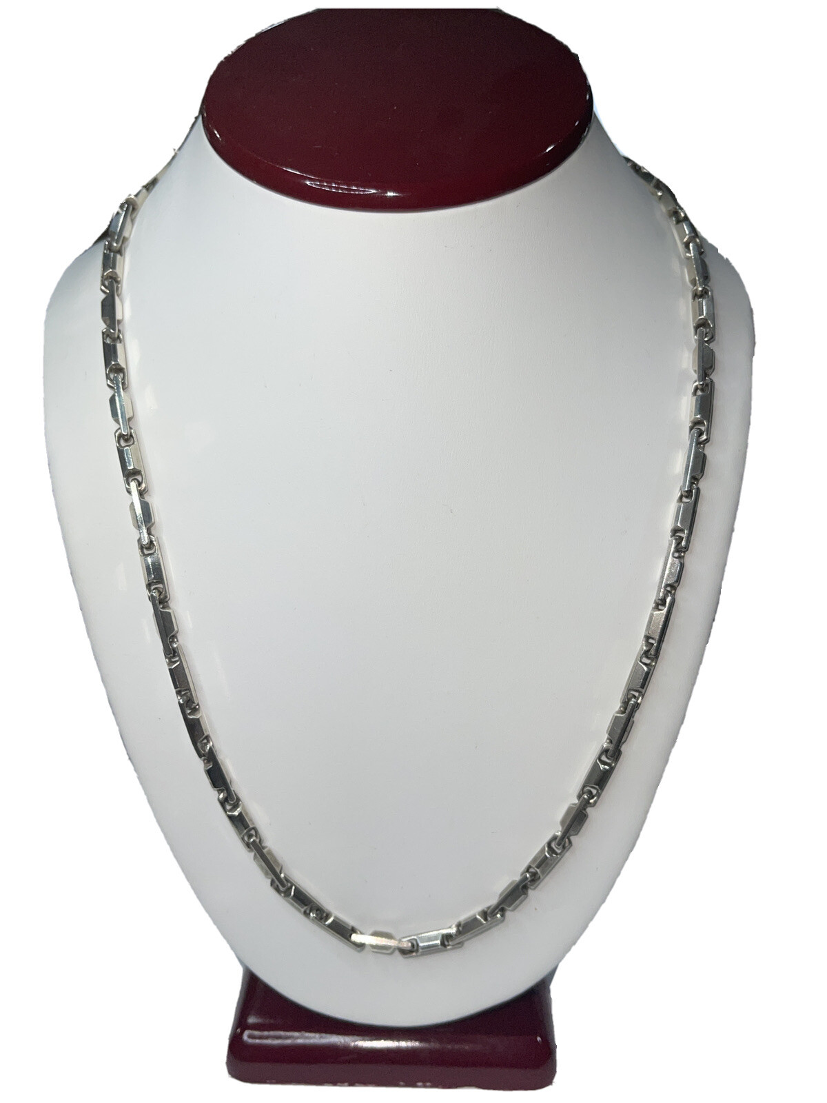 Solid Sterling Silver Men’s 925 Custom Link Chain… - image 1