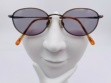Vintage Charmant CH8360 Gold Titanium Oval Sunglasses Japan FRAMES ONLY