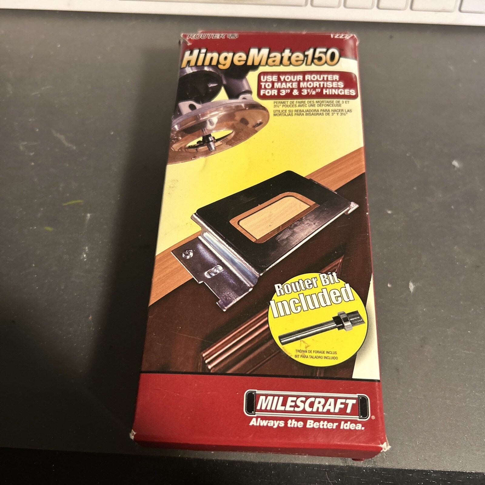 Milescraft 1222 Hingemate150 Hinge Mortising Kit for Interior Doors