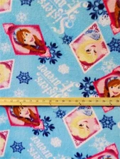 Fleece DISNEY'S FROZEN Printed Fabric - SISTERS FOREVER /58" Wide/ Sold by Yard