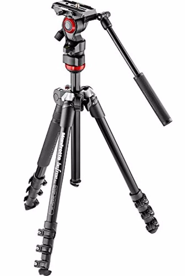 New Manfrotto Tripod Videopod lightweight travel friendly Free Fluid Video Kit - Image 2 of 4