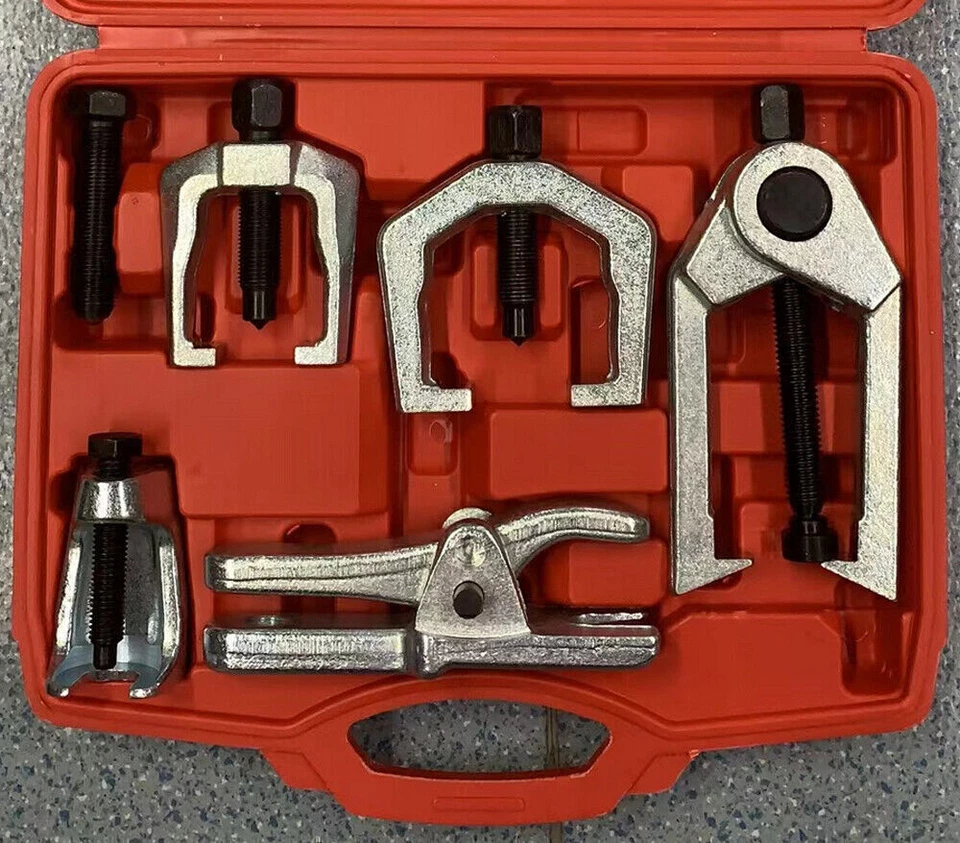 5x Front End Service Tool Kit Ball Joint Tie Rod Set Pitman Arm Puller Remover - Image 3 of 4