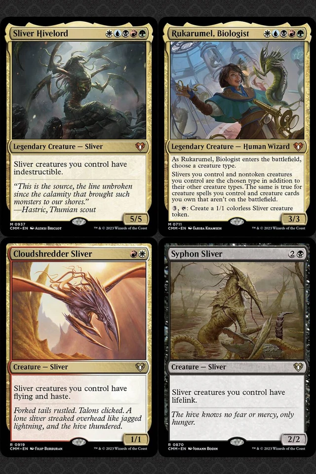 SLIVER Ultimate Edition Commander Deck Magic MTG EDH Sliver Overlord Alt - Image 2 of 4