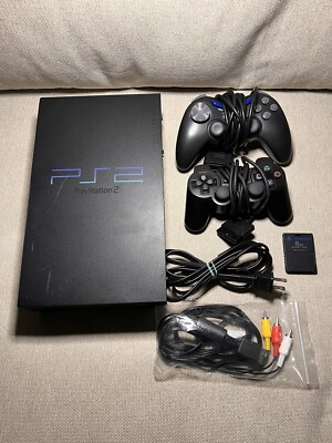 Sony Playstation 2 PS2 Fat Console SCPH-30001 Cords