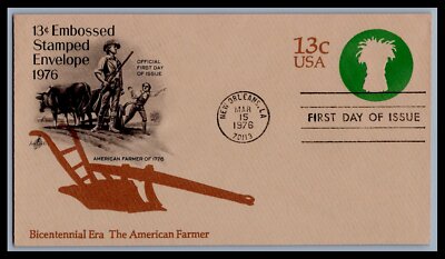 US FDC # U573 13c American Farmer ArtCraft 1975, 9d613 | eBay