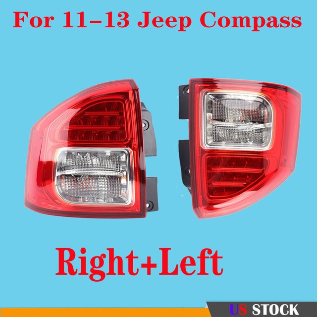Left +Right Rear Tail Lamp Assembly Fog Light Fit For Jeep Compass 2011