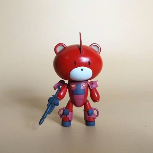 MK Model HG 1/144 Petit BEARGGUY Char Red Zaku with Led - Picture 9 of 11