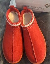 Slipper Shoes - Size 40 - 6.5 - Red - New In Box 