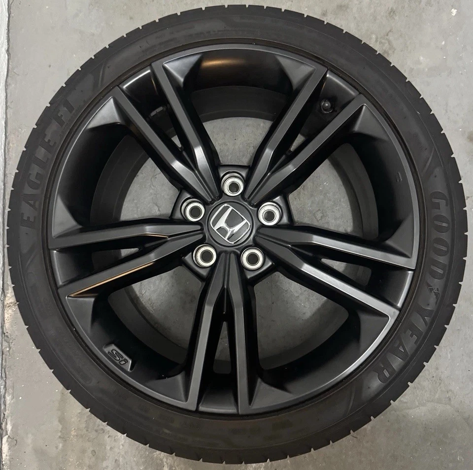 OEM 2025 HONDA CIVIC SI WHEELS 4 Tires 4 Wheels 5x114 18INCH - Image 3 of 4