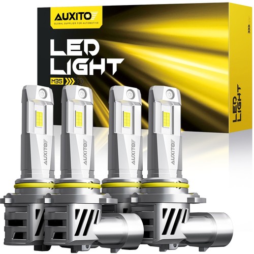 Halógeno Reemplazo 9005 HB3 HB4 9006 LED Faros Bombillas Blanco Frío 6500K AUXITO X4 - Imagen 14 de 19
