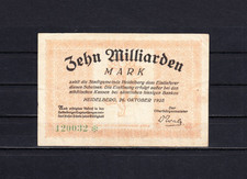 Heidelberg, 10 Milliarden Mark v. 26.10.1923
