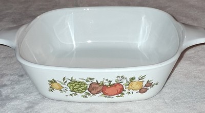 Vintage Corning Ware ''Spice Of Life'' Small 5.5'' Baking Dish