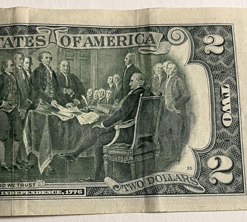 RARE 1976 Series 2 dollar bill RARE K Series Very good condition Jefferson - Picture 8 of 10