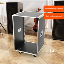 16U Server Rack Server Cabinet Data Cabinet Network Rack Shelf with Wheel 200kg