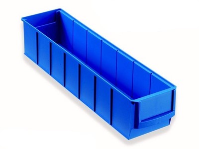 96 Stk. Industrieboxen Lagerboxen Lagerkasten Universalbox SET 400x91x81 mm blau