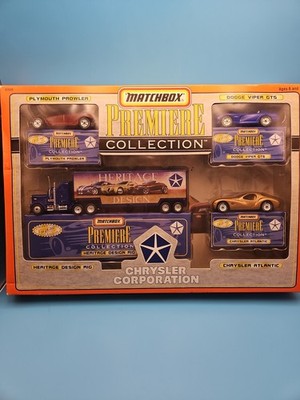 1997 Matchbox Premiere Collection Chrysler Dodge Viper Prowler Atlantic Set NIB