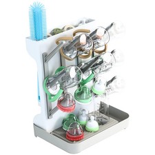 Baby Bottle Drying Rack Vertical Bottle Dryer Rack Holder Organizer Space.