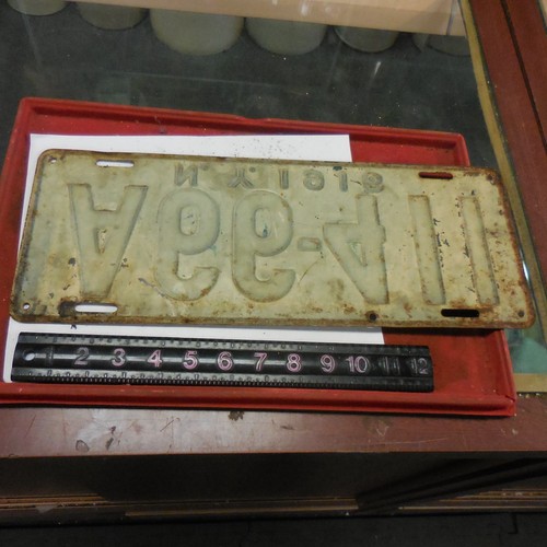 1916 NEW YORK LICENSE PLATE-#A66411 - Picture 5 of 7