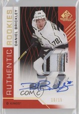 2018 SP Game Used Red Spectrum Premium Material 10/15 Daniel Brickley Auto hn7