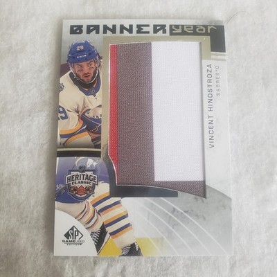 2022-2023 SP Game Used Vincent Hinostroza Banner Year Card 