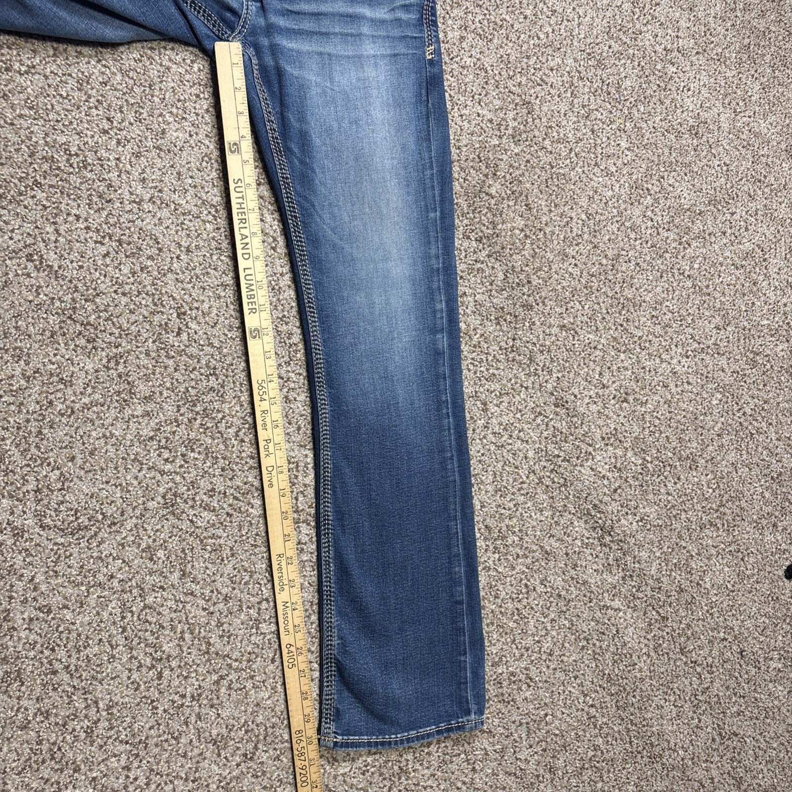 BKE Aiden Denim Jeans Mens 29x32 Fits 29 X 30 Straight Leg - View 10