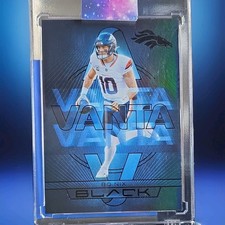 Panini 2025 Black Vanta Bo Nix #8 Denver Broncos NFL Football Card