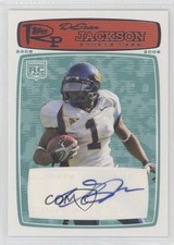 2008 Topps Rookie Progression Red 36/79 DeSean Jackson #178 Auto 0v1