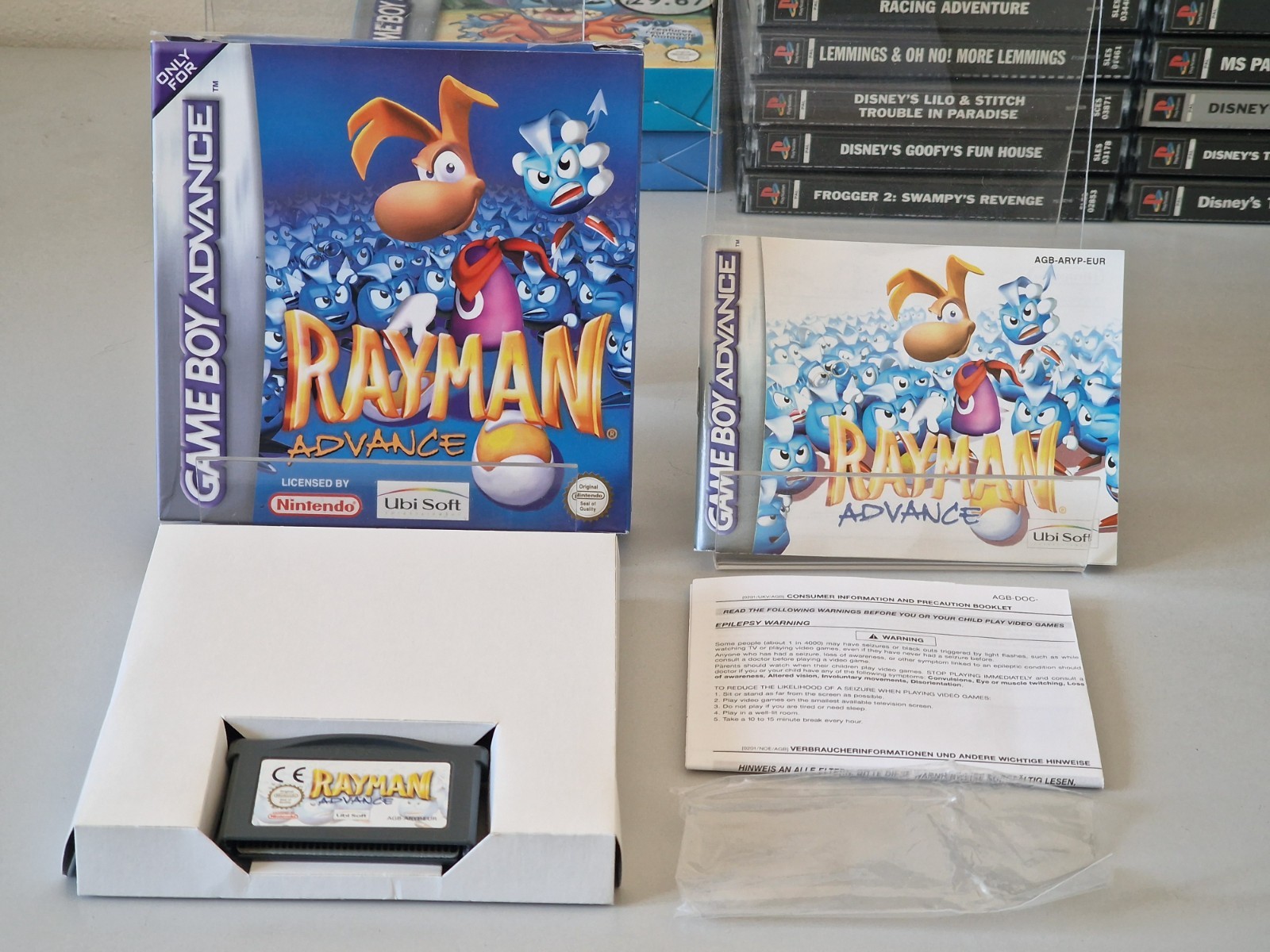 Rayman Advance Nintendo Game Boy Advance GBA Boxed With Manual PAL Gameboy