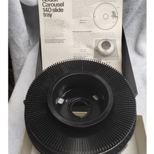 Kodak Carousel 140 Slide Tray with Original Box Instruction Insert