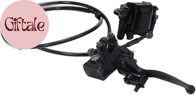 Rear Hand Hydraulic Disc Brake Master Cylinder Caliper Assembly with Brake Pads 