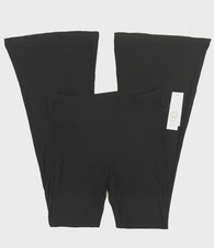 No Boundaries Pants Women Size S 4 to 6 Black Mid Rise Flare New with Tags
