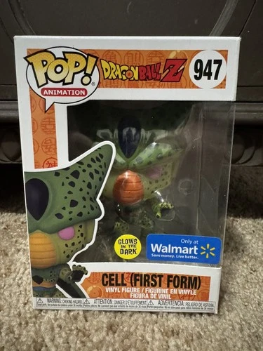 Funko Pop! Dragon Ball Cell (First Form) Glows GITD Walmart Exclusive #947