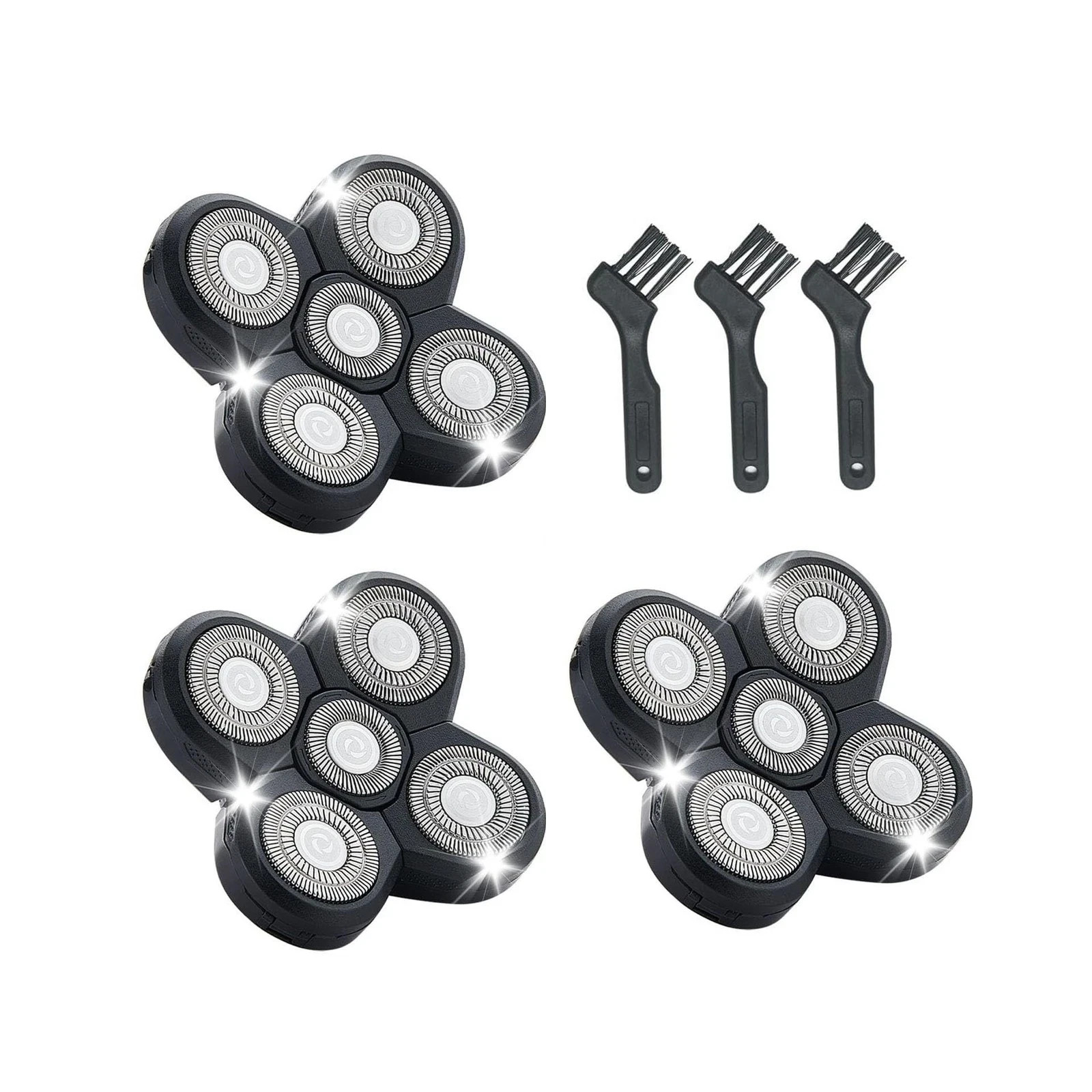 3PCS Shaver Replacement Blades Compatible with Freedom Bald Men Hea... Fast Ship