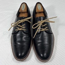 Madden Mens-Sz 10 Vegan Oxfords-Dress Shoe M-ALK Black,Tan Laces Old Money