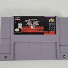 Beware the Ultimate Evil of Warlock (Super Nintendo, 1995) Authentic TESTED