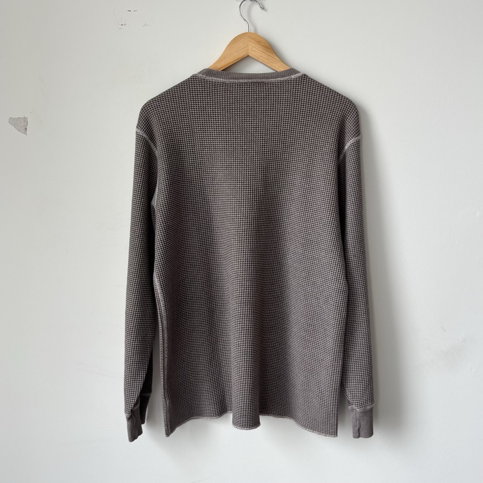 Ralph Lauren Polo Jeans Waffle Knit Shirt Size XL Thermal Base Layer Brown USA thumbnail 7