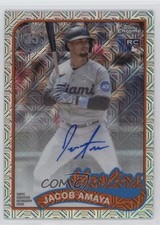 2024 Series 2 1989 Topps Chrome Silver Pack Mojo Jacob Amaya #2T89C-99 Auto 07m7