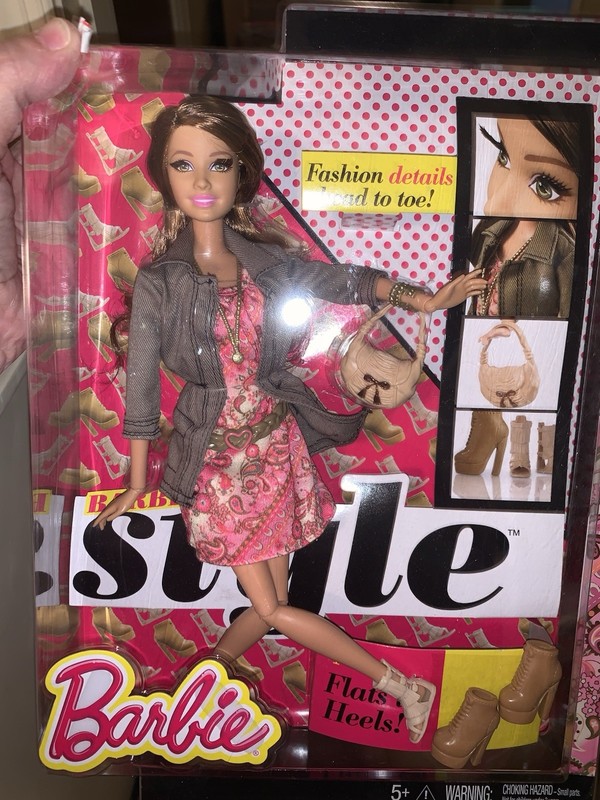 Barbie Style Flats To Heels Teresa Mattel 2015Rooted Eyelashes 2 Pair Shoes NRFB