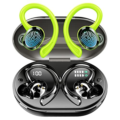 Wireless Bluetooth 5.3 Earbuds with Immersive Sound and Secure Fit