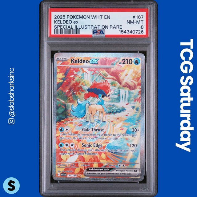 Keldeo ex #167 (White Flare (2025))