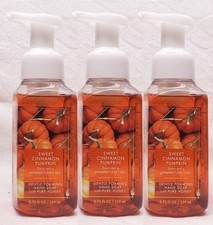 3 Bath  Body Works SWEET CINNAMON PUMPKIN Foaming Hand Soap