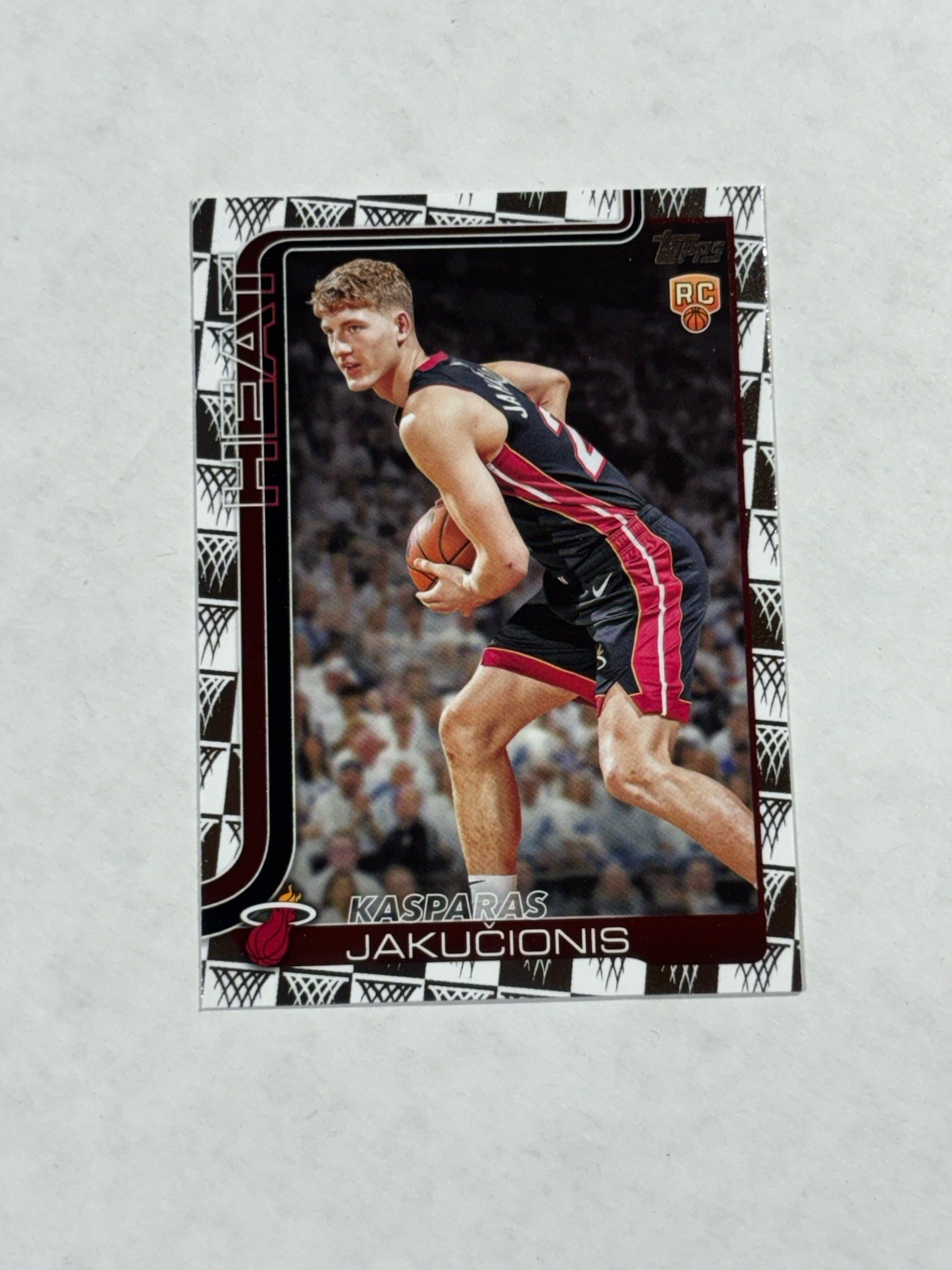 Kasparas Jakucionis 2025-26 Topps Basketball Season Tip Off Rookie # 220 Heat RC