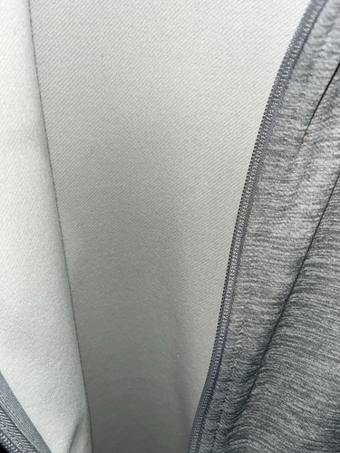 Chaleco Southern Tide Cremallera Completa Forrado de Vellón Gris Brezo Para Hombres L - Imagen 7 de 9