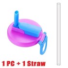 Silicone Soda Can Lids with Straws Leak Proof Reusable Can Covers