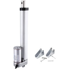 DC 12V Linear Actuator with Mounting Brackets 900N 8 inch 10mm/s Heavy Duty