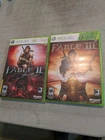 Fable 2 & Fable 3 Xbox 360 Bundle W/ Manuals CIB Complete Tested Free Shipping